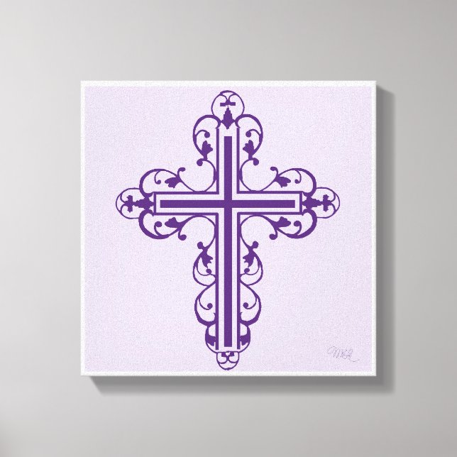 Finare Kor Design nr 7 Lila Canvastryck (Framsida)