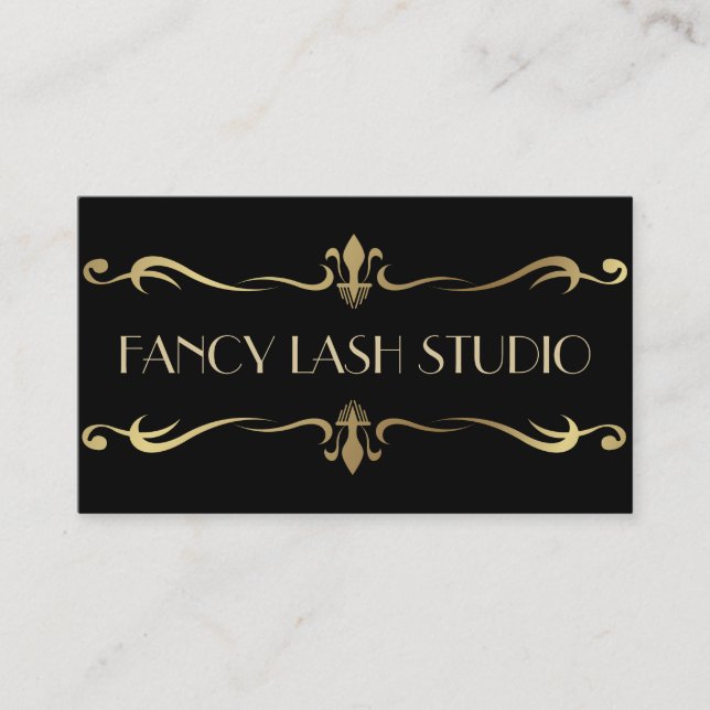 Finare Lash Extensions Studio, Salon Visitkort (Framsida)
