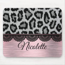 Finare Leopard och Snöre med Rosa 