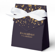 Finare Lila och Guld Ramadan Kareem Gift