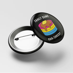 Finare Lite Pan-cakes LGBTQ Pansexual Pride Knapp