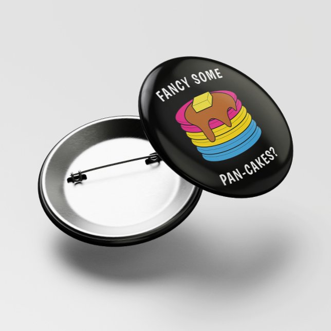 Finare Lite Pan-cakes LGBTQ Pansexual Pride Knapp (Skapare uppladdad)