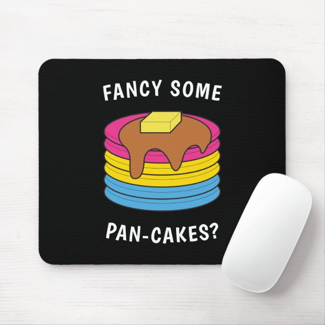 Finare Lite Pan-cakes LGBTQ Pansexual Pride Musmatta (Med mus)