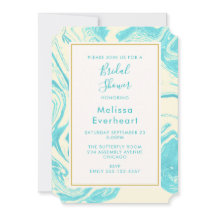 Finare Marble Design in Turquise and Cream Möhippa