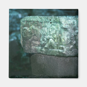 Finare Mayan Ruins Photo Designad kylskåp Magnet