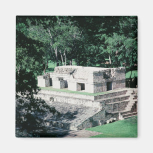 Finare Mayan Ruins Square-kylskåp Magnet