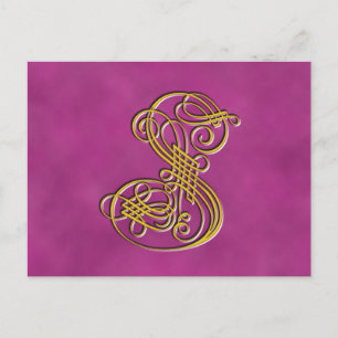Finare Monogram Brev S Vykort