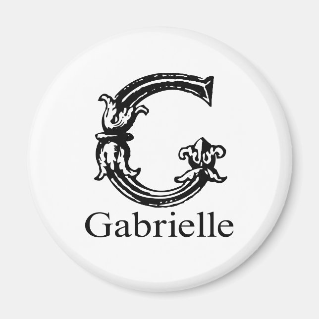 Finare Monogram: Gabrielle Magnet (Framsidan)