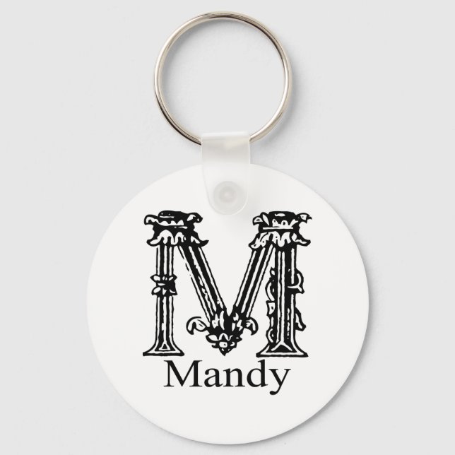 Finare Monogram: Mandy Nyckelring (Framsida)