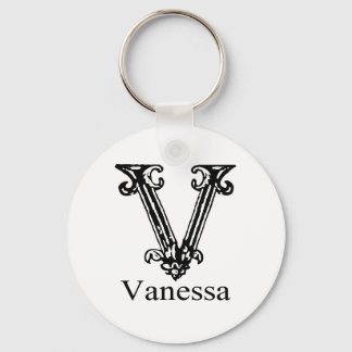 Finare Monogram: Vanessa Nyckelring