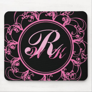 Finare monogrammad muskepad musmatta