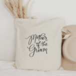 Finare Mor i Groom Hand Lettered Tote Bag Tygkasse<br><div class="desc">Ge vår ursprungliga hand,  som är skriven till väskan Mor i Groom,  till alla hennes godis på din bröllopsdag!</div>