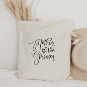 Finare Mor i Groom Hand Lettered Tote Bag Tygkasse