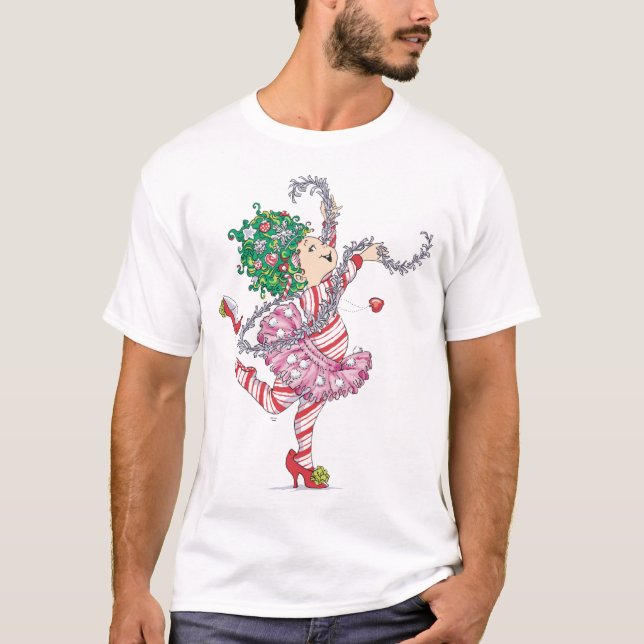 _+Finare-Nancy-chrismas_+skjorta T Shirt (Framsida)