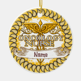 Finare Oncology Nurse Julgransprydnad Keramik