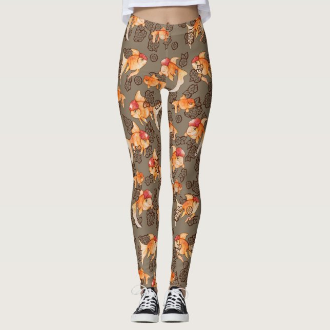 Finare Oranda Goldfish Leggings (Framsida)