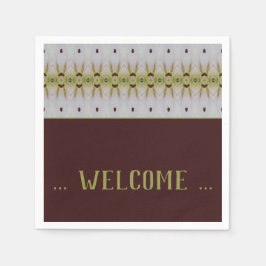 Finare Patternner Papper Cocktail Pappersservett