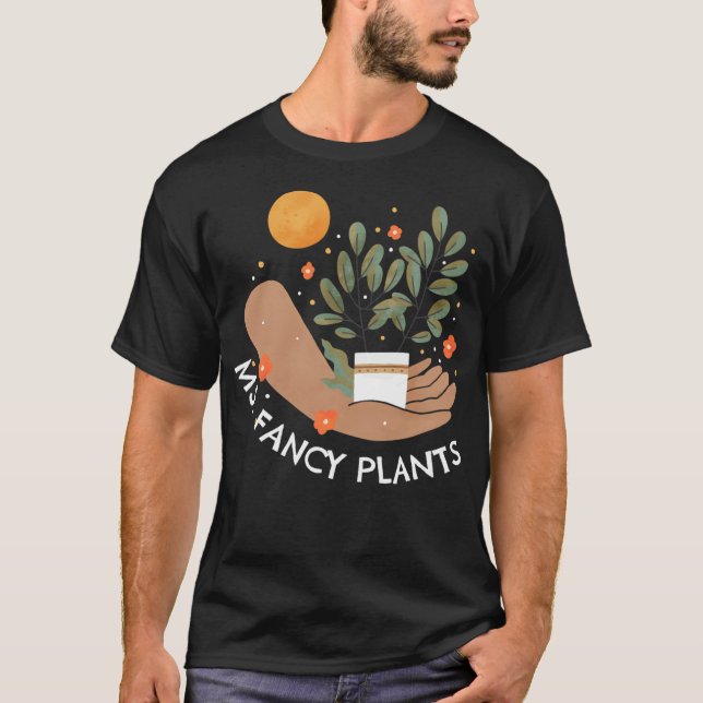 Finare Plants - Witty Design for Plant Älskare T Shirt (Framsida)