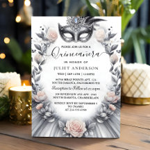 Finare Prom Mask Roligt MasqueraBoll Quinceanera