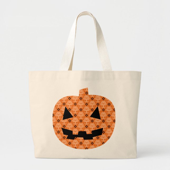 Finare Pumpkin Tote Jumbo Tygkasse (Framsidan)