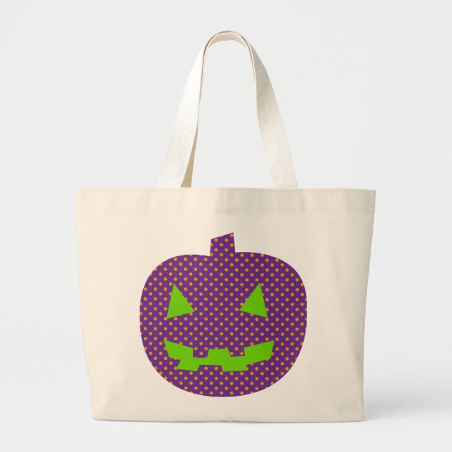 Finare Pumpkin Tote Jumbo Tygkasse (Framsidan)