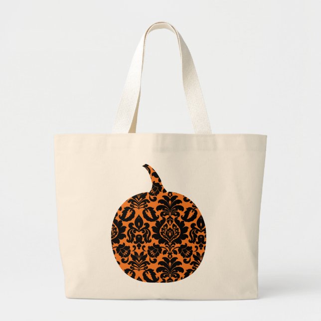 Finare Pumpkin Tote Jumbo Tygkasse (Framsidan)