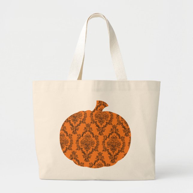 Finare Pumpkin Tote Jumbo Tygkasse (Framsidan)