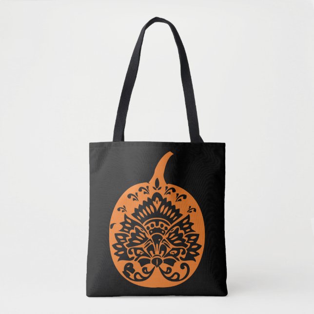 Finare Pumpkin Tote Tygkasse (Framsida)