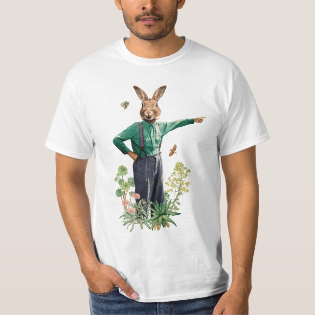 FINARE RABBIT FARMER T SHIRT (Framsida)
