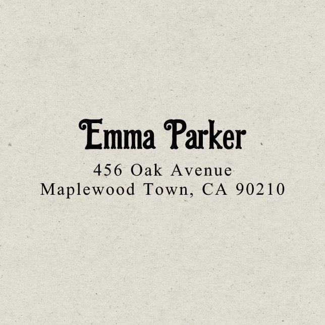 Finare Retro Decorative Elegant enkel Självfärgande Stämpel (Skapare uppladdad)