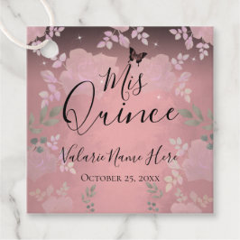 Finare Ro Quinceanera Rosa Gåvor Etiketter