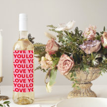 Finare Romantic Red & Rosa Kärlek You Mönster