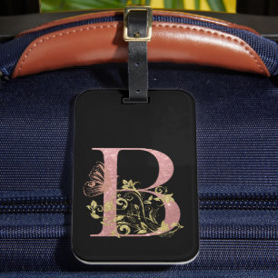 FINARE ROSA GLITTER BREV B BAGAGEBRICKA