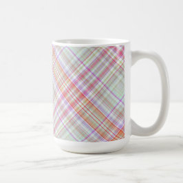 Finare Rosa 'n Grönt Geometric Play Kaffemugg