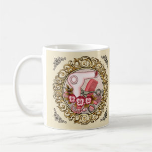 Finare Rosa Pansy Beautician Coffee Mugg