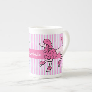 Finare Rosa Pudel anpassa Benporslin Mugg