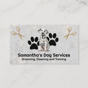 Finare-sax HUND TASS Dalmatier Puppy Visitkort