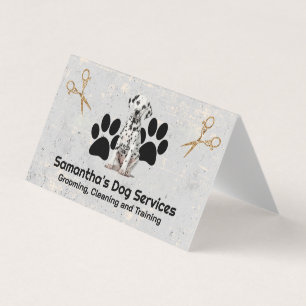 Finare-sax HUND TASS Dalmatier Puppy Visitkort