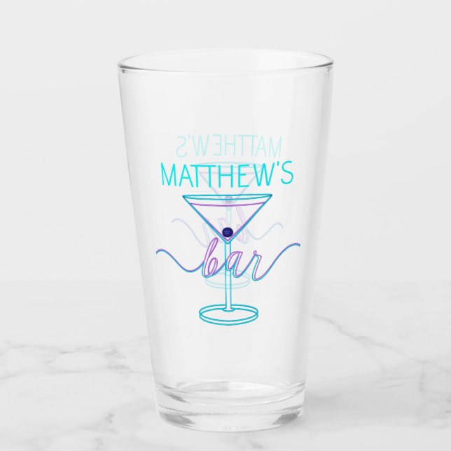 Finare Script Roligt Färg Roligt Pub Glaskopp (Framsida)