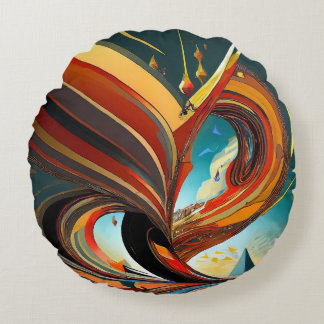 Finare senaste utskrift rund kudde