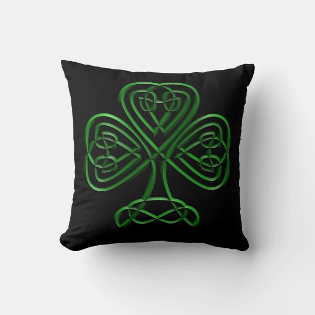 Finare Shamrock Kudde (Framsida)