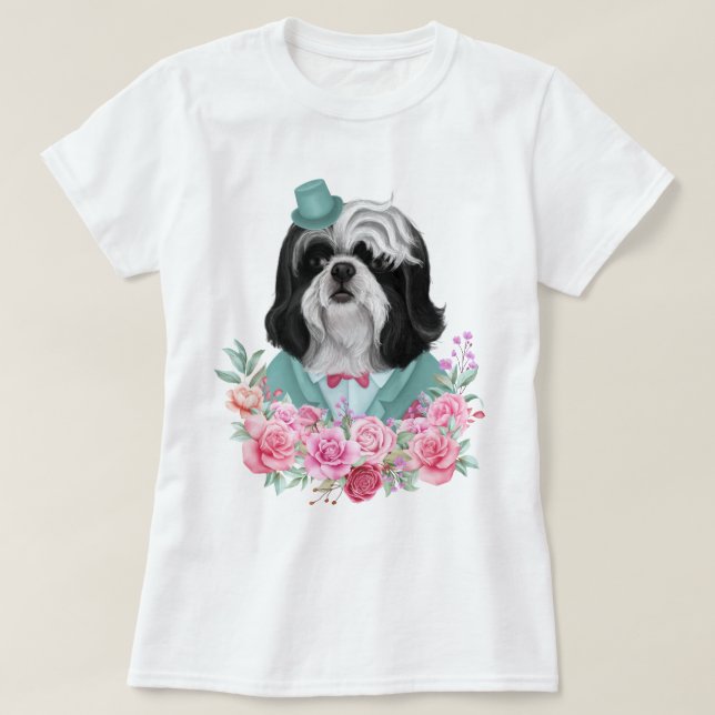 Finare Shih Tzu T Shirt (Design framsida)