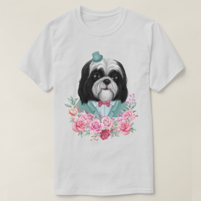 Finare Shih Tzu T Shirt (Design framsida)