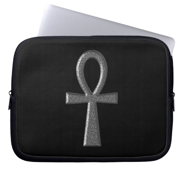 Finare Silver Ankh Laptop Fodral (Framsidan)