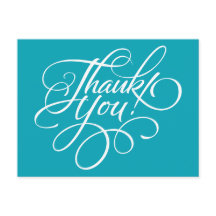 Finare-skript - Aqua Blue - tackkort