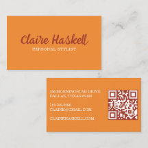 Finare-skript - sant höstminimalistisk modern QR-k