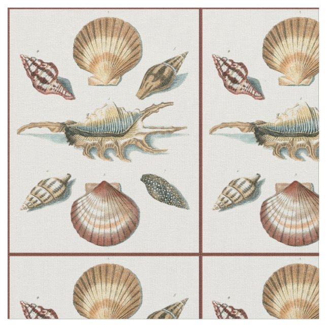 Finare Snäcka Beach Tyg (Närbild)