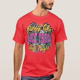 Finare som Tävling-spåret på en dag i natt-Vintage T Shirt