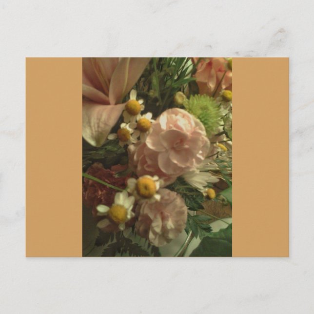 Finare Sunshine Flowers Vykort (Framsida)