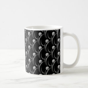 Finare Swirls Mugg, Black och Grått Kaffemugg